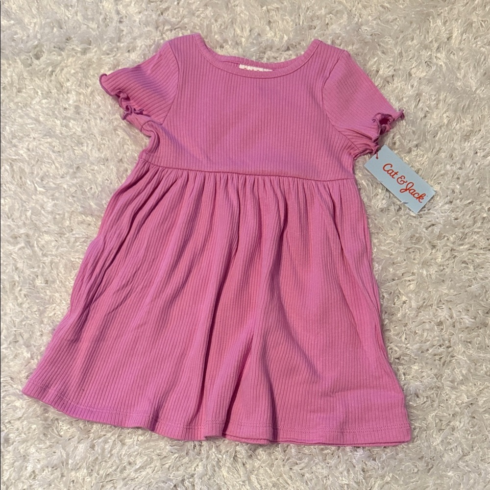 5/$25 Cat & Jack Lilac Casual Kids Dress NWT Size 2T